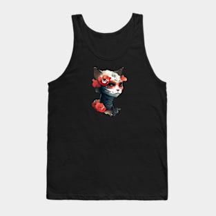 Day Of The Dead Cat Tank Top